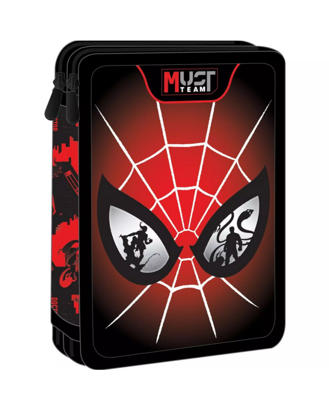 TROUSSE PLAT 2 POCHES - MUST TEAM DISNEY - SPIDER MAN EYES
