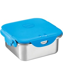 LUNCH BOX ENFANT ACIER INOXYDABLE 1L AVEC COUVERCLE BLEU – MAPED