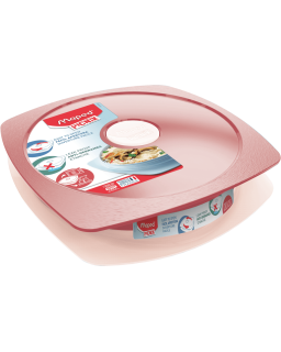 Assiette à Déjeuner Adulte Maped Rouge –...