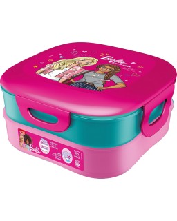 LUNCH BOX ENFANT - 2 COMPARTIMENTS - BARBIE -...