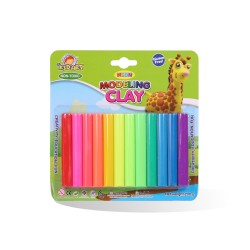 PATE A MODELER DE 12 FLUO KIDART